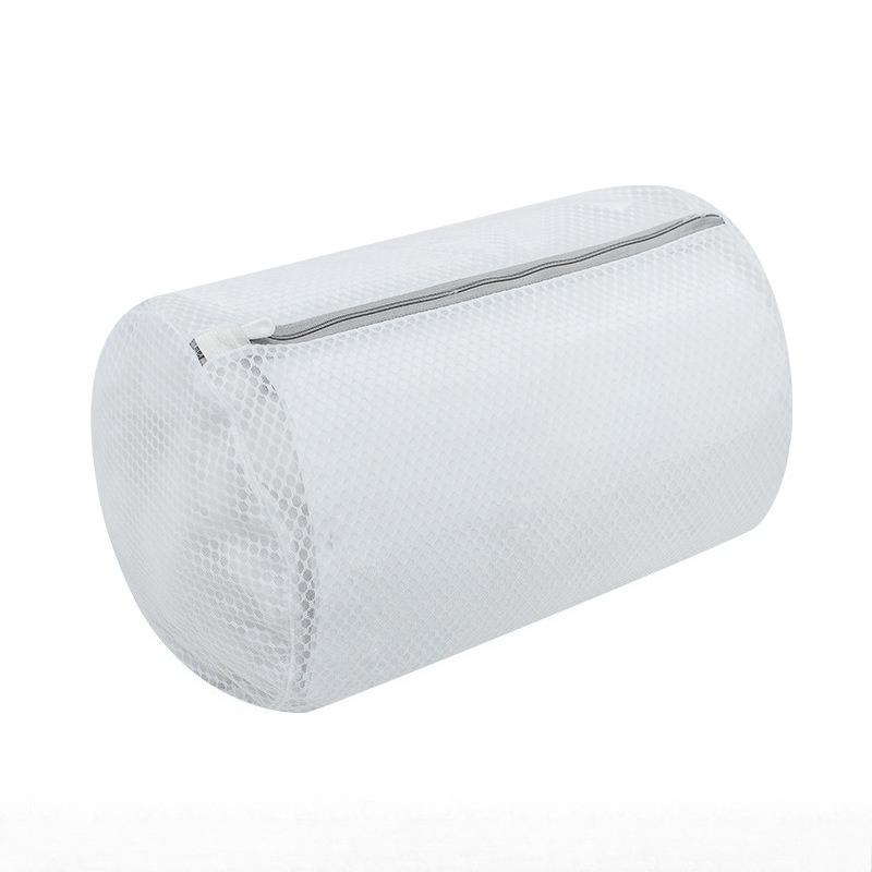 

1/2 шт. Прочный сетчатый мешок для стирки обуви - Защита на 360°, многоразовый для кроссовок, моющийся, с застежкой-молнией, мешок для стирки для использования в общежитии