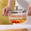 Binaural Handle Soup Pot Transparent Ramen Bowl Kitchen Cookware Cooking Pot  Porridge