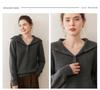 Women's High Neck Cashmere Sweater - Thick, Loose, and Casual Pullover