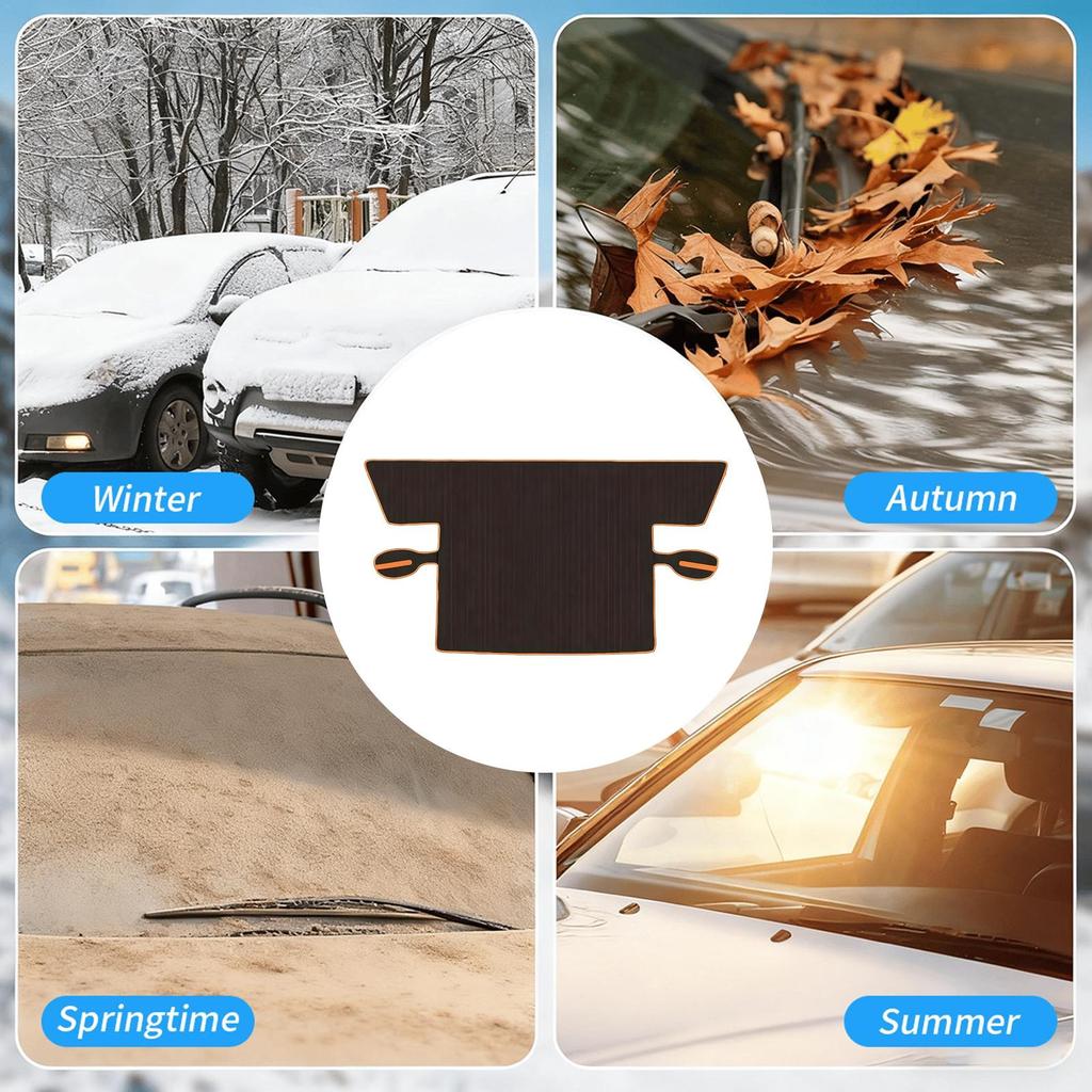 Windshield Cover Car Snow Cover 260*115 Cm Auto Windshield Cover Snow Protector Ice Blocked Front Window Protector Accessories