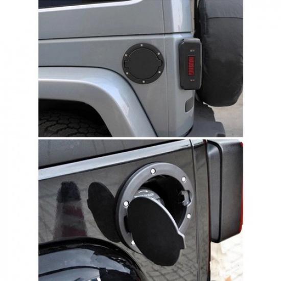 Gas Fuel Filler Door Cover Tank Cap Unlimited Decoration For Jeep Wrangler JK