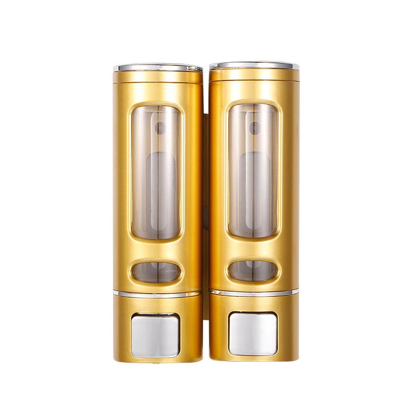 Wall-Mounted ABS Manual Soap & Hand Sanitizer Dispenser for Kitchen & Hotel