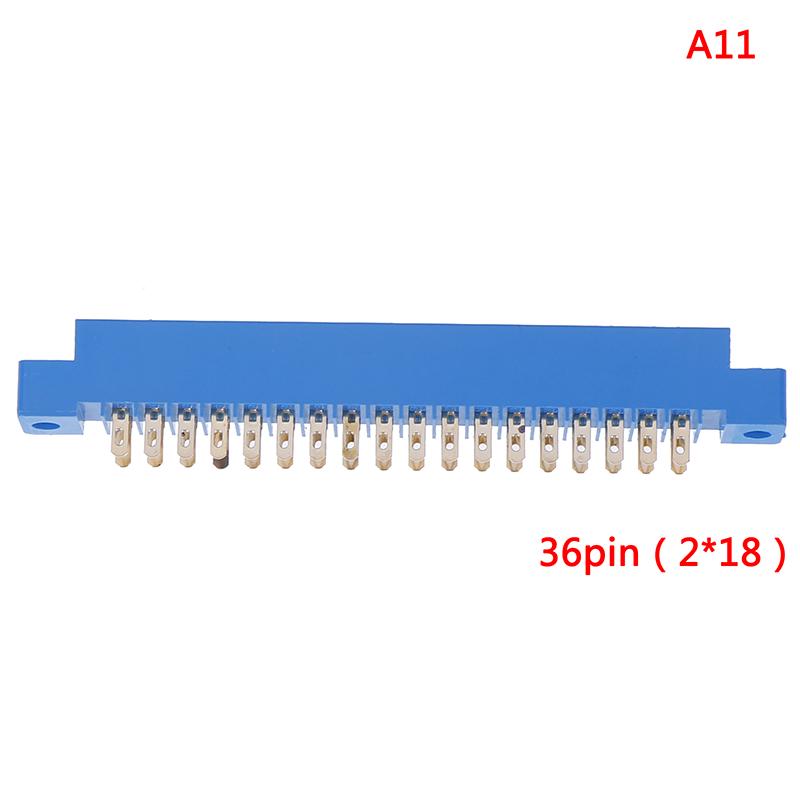 1 Stück 805 Serie 3,96 mm Raster Leiterplatten-Slot Lötkantensteckverbinder 8-72 Pins