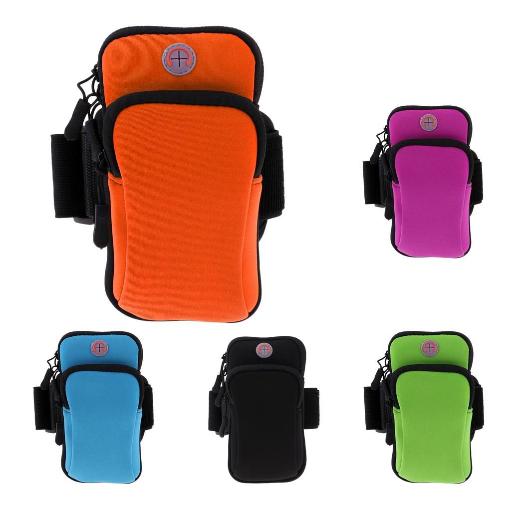 Sports Arm Band Neoprene Running Armband Bag Waterproof Phone Holder Pouch Cover for Gym Exercise