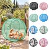 Outdoor Cat Adventure Gear 27" Hamster Ball Rolling Enclosure Foldable Breathable Mesh Playpen Portable Pet for Cats with Metal Support &