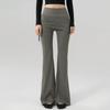 MITAOGIRL Faux Two-Piece Yoga Flared Pants