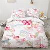 Bedding Set Digital Print Comfortable Duvet Cover for Home Bedroom Decoration, 1 Duvet Cover and 2pillowcase with Zippers