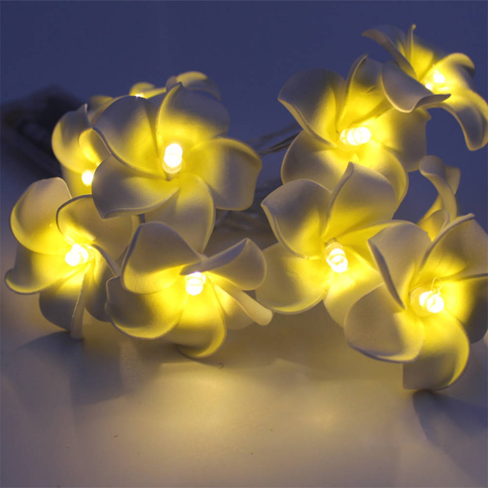 Artificial Flowers for Decoration Led String Lights Bedroom Home Decor Battery Operated Fairy Lights for Wedding Party