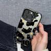Moon Black Cat Silver Drop-Proof Phone Case for Apple iPhone 15 Pro Max/14/13