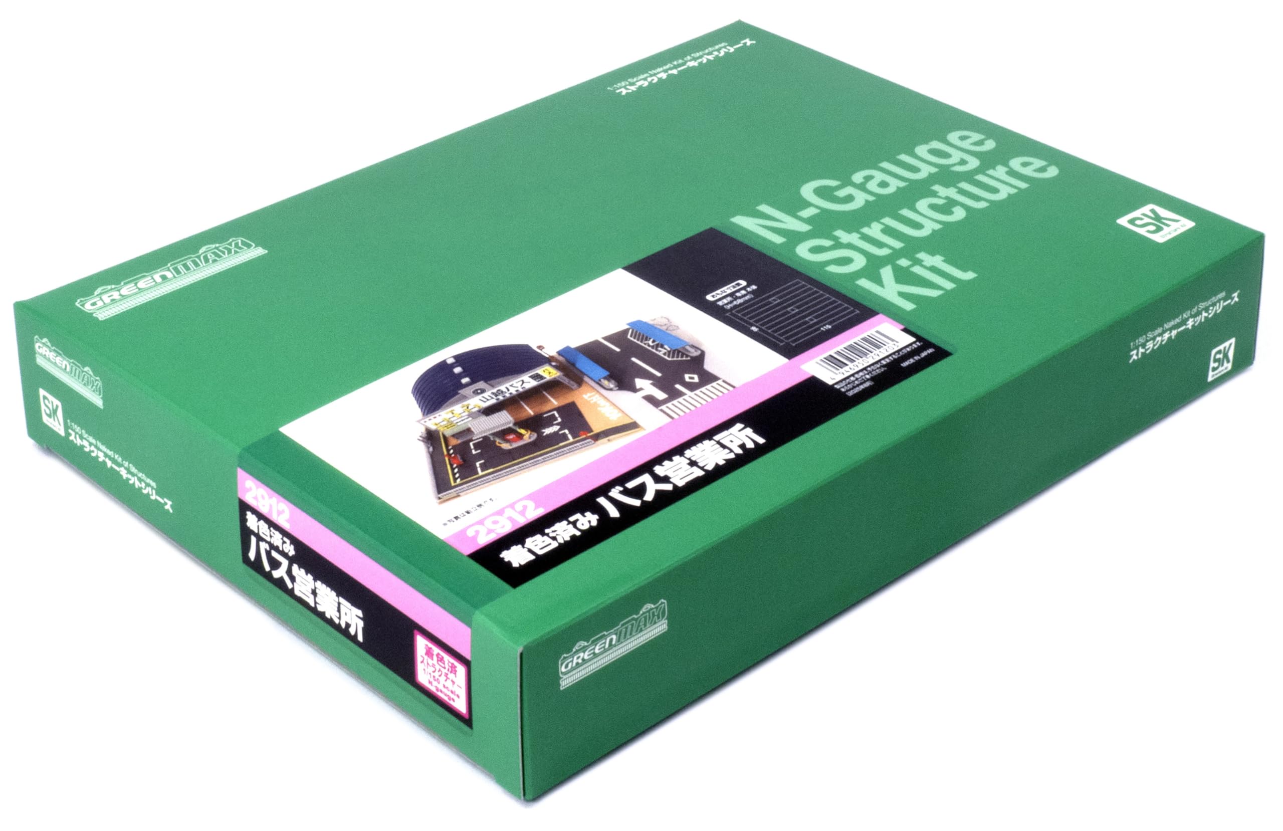 

Greenmax N Gauge Автобусное депо Структура Диорама 2912 Предварительно окрашенный набор, Материалы,