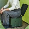 Tragbare faltbare Toilette für Camping im Freien Töpfchen für Erwachsene Kinder Design mit Deckel Sitz Toilette Wiederverwendbare Toilette für Picknick Auto Reisen