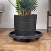 Flowerpot Stand for Plants and Flowers on Wheels for Moving 35 cm