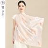 JIUMU Women's Dream Carp Mulberry Silk Scarf Shawl