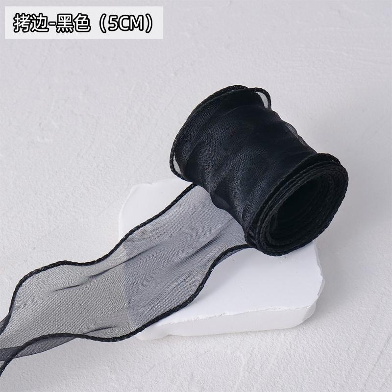 Chiffon Ribbon Organza Satin Lace for For DIY Bows Gift Wrapping Flower Bouquet Hair Accessories Sewing Trim Crafts Materials