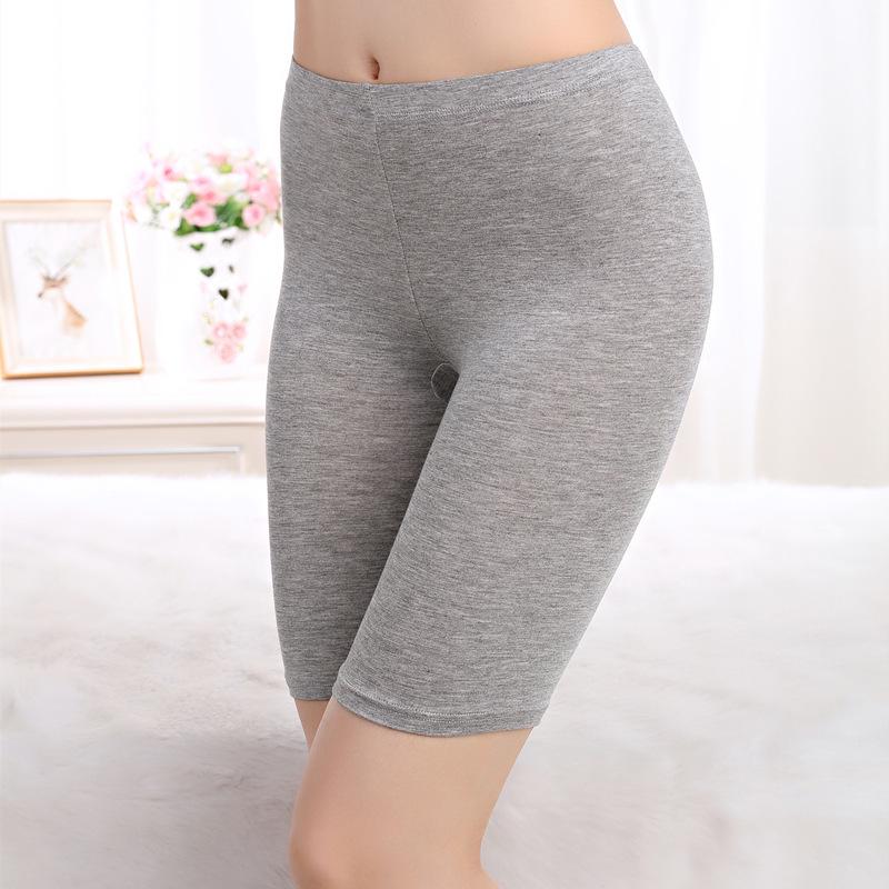 Women's Seamless Safety Shorts - Plus Size Anti-Exposure Modal Summer Boxer Briefs