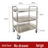 Stainless Steel Medical & Beauty Trolley - Mobile Storage & Instrument Cart