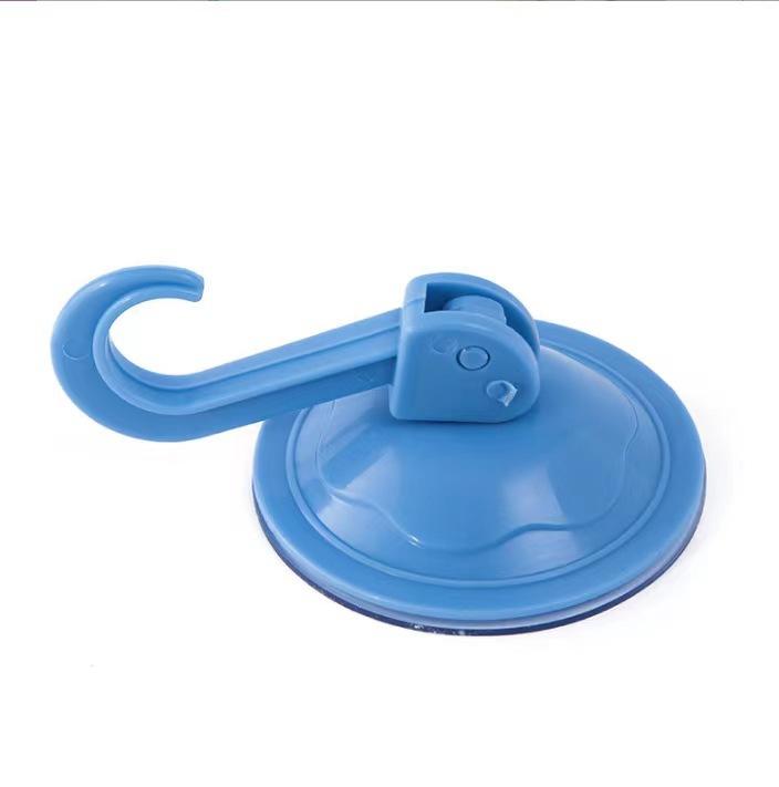 

1PCS Bathroom Strong Vacuum Suction Cup Hook Kitchen Door Suction Wall Glass Wall Hanging Free Punching Load-bearing Adhesive Hook 1PCS темно-синий