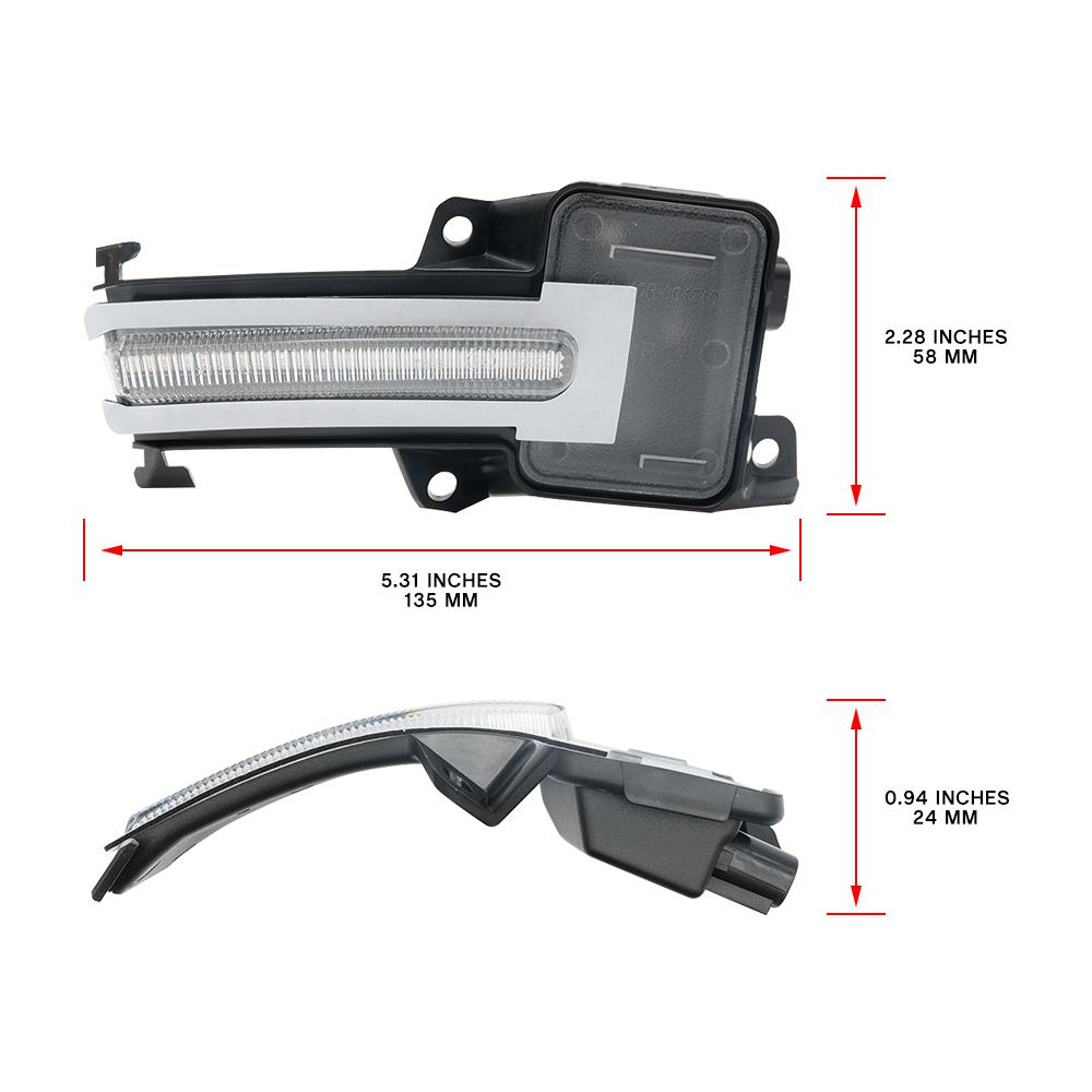 For Honda Civic Hatch Sedan Coupe Type R FK8 2016+ Acura TLX MDX 2021+ Dynamic Flowing Led Side Wing Mirror Blinkers Indicators