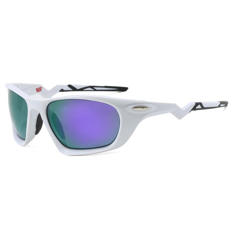 New polarized sun protection nylon polarized sunglasses, fashionable and trendy retro outdoor cycling sports glasses9431