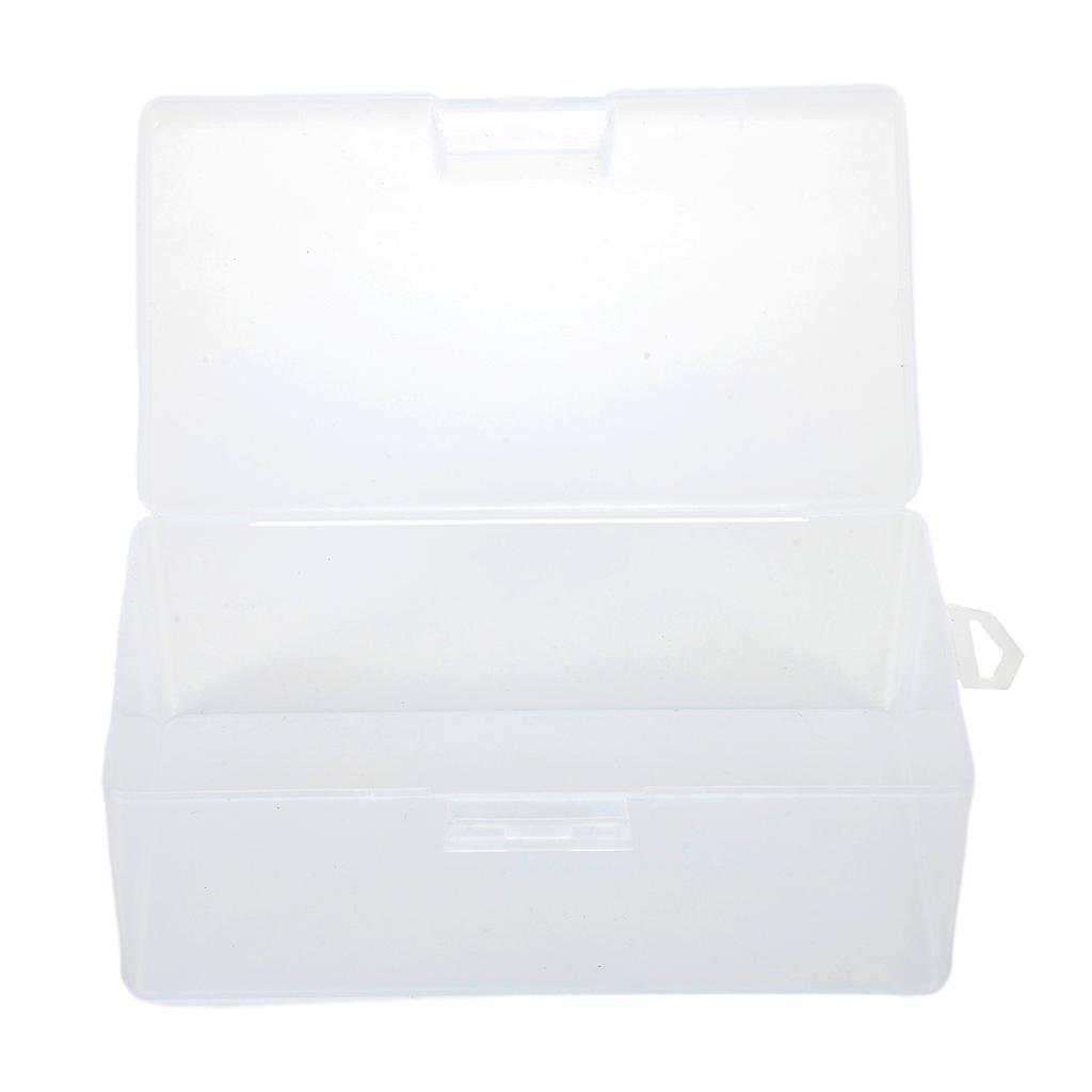 Organisateur Porte-Masque Rectangulaire Plastique Transparent Avec Couvercle Boîte de Rangement Contenant de Collection Étui Rangement