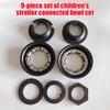 Assembly Bicycle Bead Frame Conjoined Central Axle Bowl Stopper Bicycle Conjoined Bowl Set Full Set