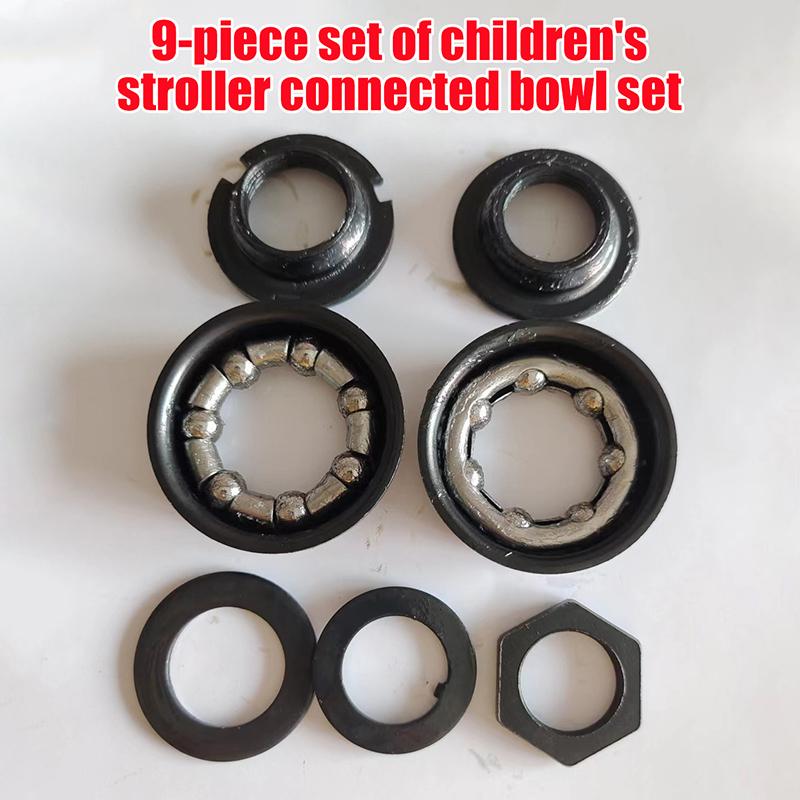 Assembly Bicycle Bead Frame Conjoined Central Axle Bowl Stopper Bicycle Conjoined Bowl Set Full Set