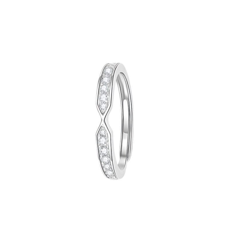 Elegant Moissanite Wedding Ring In 925 Sterling Silver – High-End, Versatile Design