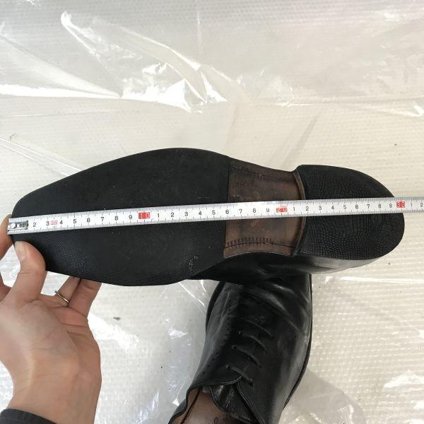 Made In Italy/Ca Lyo Relia Rossana/Leather Wholecut Shoes/40/25.0/Black/Handmade Lavorate a mano(USED)