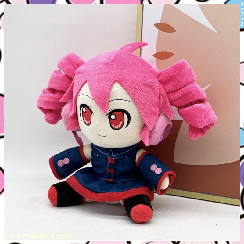 New Kasane Teto Plush With Sleeves Kawaii 22CM Girls Anime Plushie Delicate Pretty Girl Peluches Collection Deoration Gifts
