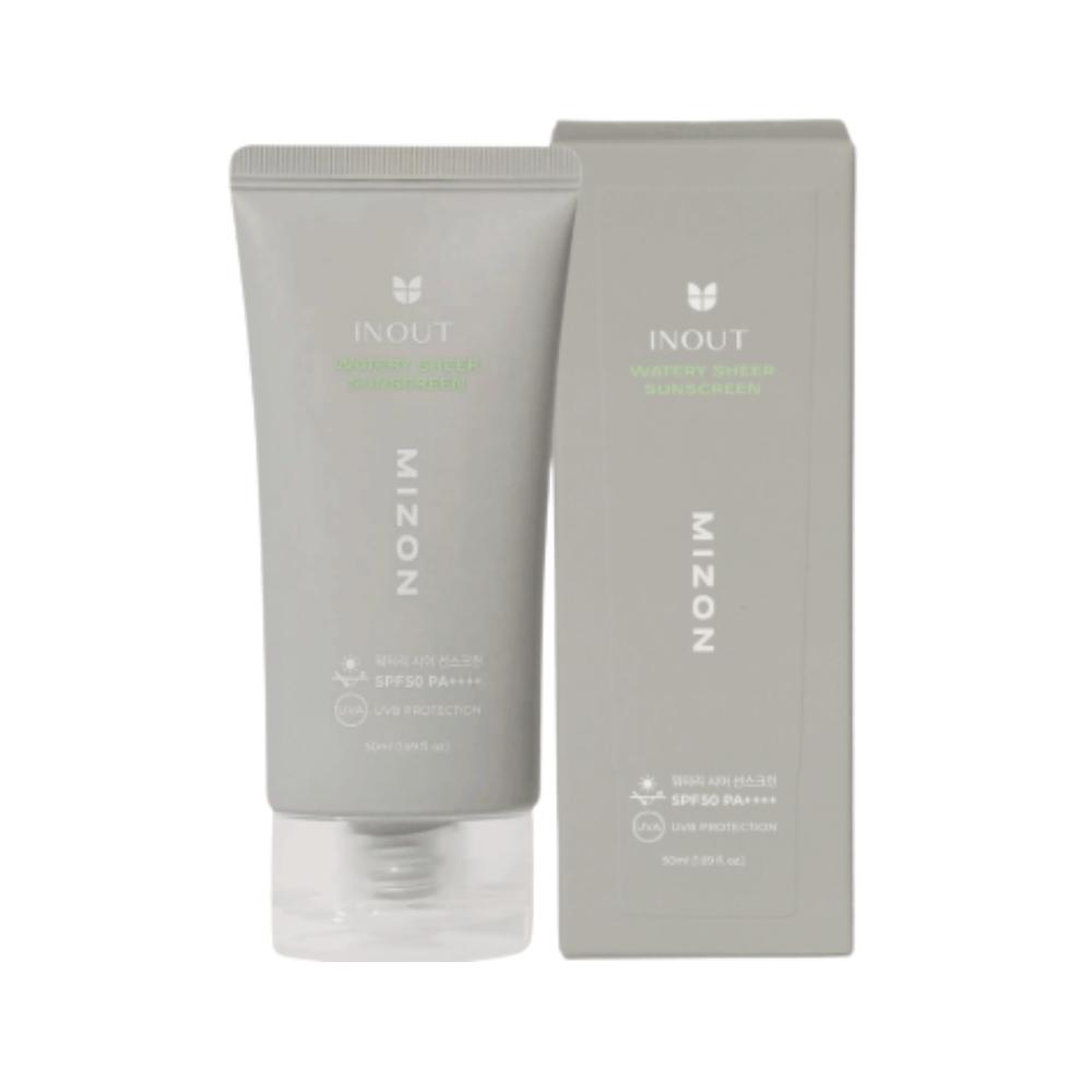 

MIZON Inout Watery Sheer Sunscreen SPF50 PA++++ 50 ml - light sunscreen