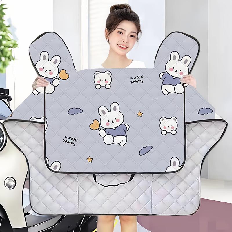 Waterproof/Windproof Summer Sun Protection Cover for EV Windshields