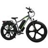 BAOLUJIE DP-2620 Integrated Wheel Adult E-Mountain Bike  500W Motor 48V13AH Battery 26 Inch Fat Tires Off-Road Electric All-Terrain Electric Bicycle