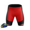 Professionnel Équipe 20D Rembourrage Gel Cuissard de Vélo Hommes Short de Vélo Pantalon de Vélo Collants Vêtements de Sport Vêtements de Vélo