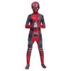 Superhelt Spiderman Kostyme Barn Spandex Jumpsuit Halloween Cosplay Kostymer Bodysuit Barn Hodedeksel Separasjon Festsett