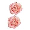 Set Of 2 Decorative Rose Design Curtain Clips Holdbacks Polyester Fabric For Living Room Bedroom Decoration