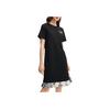 Fila X M.C. ESCHER Heritage SS25 Casual Pullover Crew Neck Comfortable Short Sleeve Dress Women Dresses Black F11W538307F-BK