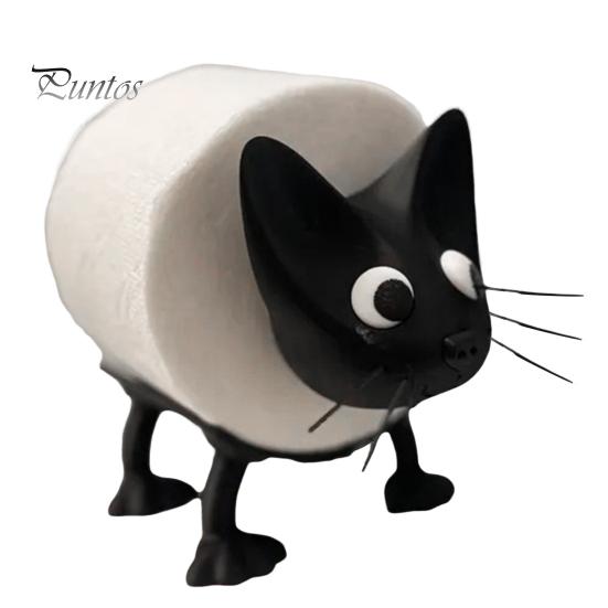 

Держатель для туалетной бумаги, органайзер для рулонов бумаги, забавный держатель для бумажных полотенец в форме животных, украшение для ванной комнаты Cat