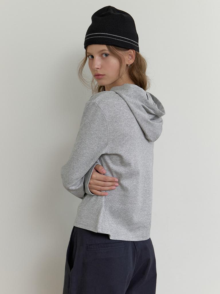 Deomiteun [7Th] Molly Hoodie T-Shirt (Gray)