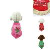 Soft And Warm Christmas Pullover For Dogs And Cats With Fashionable Santa Elf Print