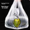 Jianaishenghuo Plastic Bags, Vest Bags, Smiley Face Bags, 20*32cm*200 Pieces, Supermarket Food Shopping Bags, Convenient Packaging Bags