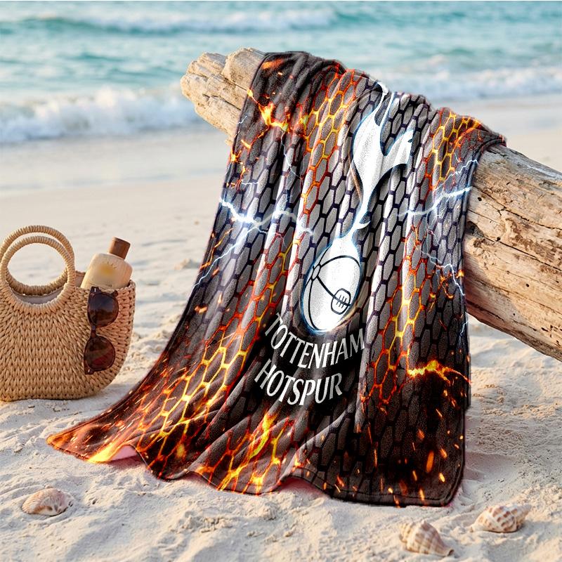 Tottenham Hotspur Print Microfiber Beach Towel Quick Dry Absorbent Large Towel For Beach Swimming Travel