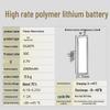 552075 Polymer Lithium Battery, 2000mAh, 30C High Discharge Rate, A-Grade Cells