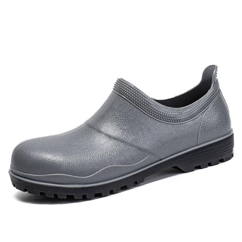 Men's Steel Toe Waterproof Construction Boots - Anti-Smash, Anti-Nail, Non-Slip, Wear-Resistant.