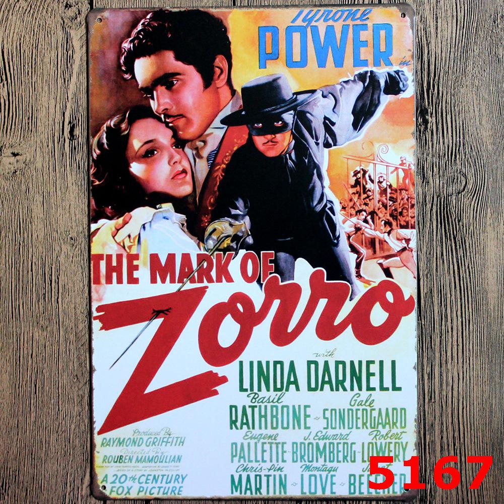 Retro Tin Movie Poster for Bedroom, Bar, or KTV Decor