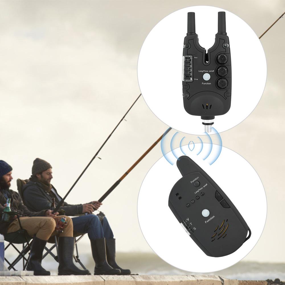 ABS LED Fishing Electronic Fish Bite Alarm Finder Sound Alert Indicator Accessory