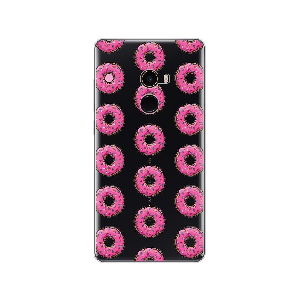 Pouzdro pro Xiaomi Mix 2 Soft Silicon TPU Pouzdro pro Xiaomi Mi Mix 2 Mix2 Zadní kryt Ochranný zadní kryt Transparentní Coque Shell