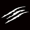 Car Monster Claw Scratch Decal – Reflective Vinyl Sticker for Headlight & Auto Decoration (Auto Styling Accessory)