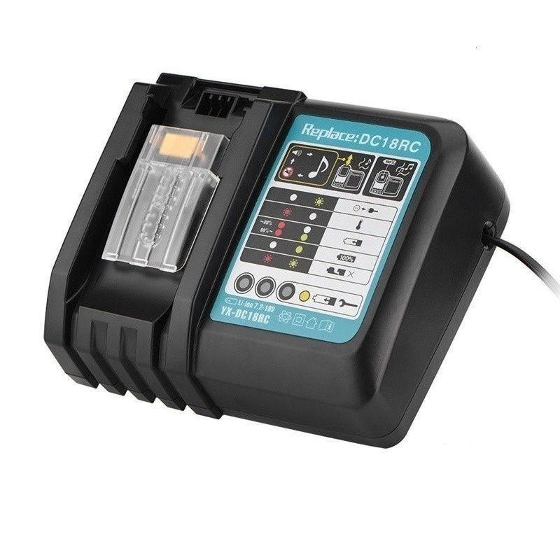 

DC18RC 3A 14,4 В-18 В Быстрое зарядное устройство для литиевой батареи Makita 18 В Зарядное устройство для литиевой батареи DC18rc 2A 3A EU Plug