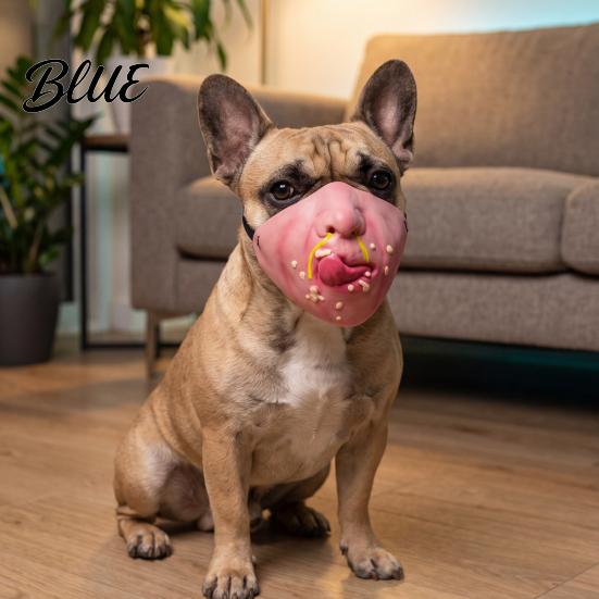 Funny Animal Masque Dog Masque PU Foam Scary Pet Face Costume Realistic Mouth for Halloween with Elastic Band Dress Up Holiday Party Photo