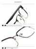 Trendy Round Semi-Rimless Ultralight Eyeglass Frames for Men & Women